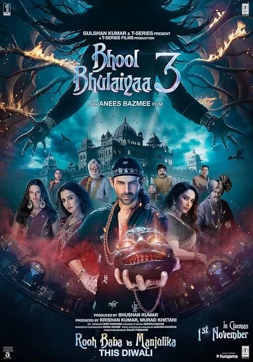 Bhool Bhulaiyaa 3 film posteri