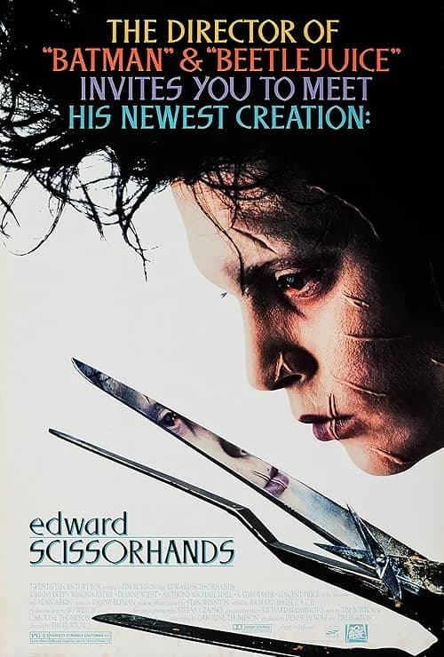 Edward Scissorhands film posteri