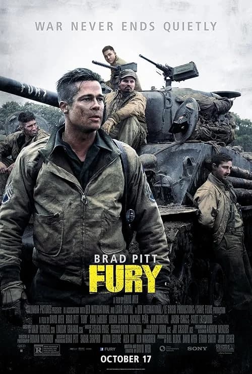 Fury film posteri