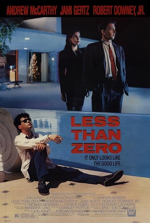 Less Than Zero film posteri